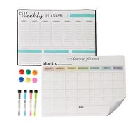 Relaxdays Refrigerator whiteboard set of 2