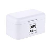 Relaxdays Retro bread box with lid & handle