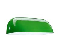Relaxdays Lamp Shade for The Table, Glass, Replacement Lampshade, Banker, Retro Look, HxWxD: 7.5 x 22.5 x 13.5 cm, Green
