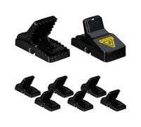 Relaxdays Reusable mouse traps, 8 set