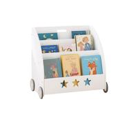 Relaxdays Rolling children's bookshelf