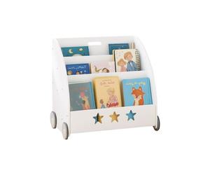 Relaxdays Rolling children's bookshelf
