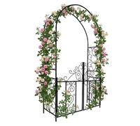 Relaxdays Rose arbour & gate
