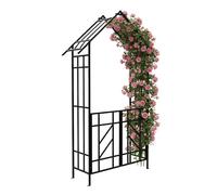 Relaxdays Rose arch & gate