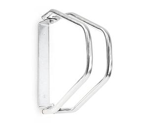 Relaxdays Rotatable Bicycle Stand for all Bikes Wall-Mount Rotating Bike Holder for 1 Bicycle made of Galvanized Steel, 32.5 x 9 x 28.5 cm, Silver