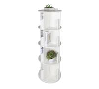 Relaxdays Rotating bookcase, 4 tiers