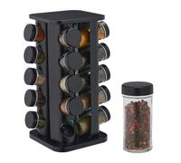 Relaxdays Rotating Spice Rack 20 Spice Jars