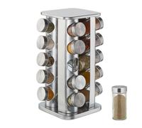 Relaxdays Rotating Spice Rack 20 Spice Jars