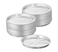 Relaxdays Round Aluminium Trays in a Set of 50