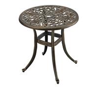 Relaxdays Round bistro table with parasol hole