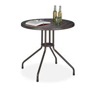 Relaxdays Round Garden Table