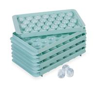 Relaxdays Round Ice Cube Tray in Set of 4