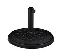 Relaxdays Round Parasol Stand in Black