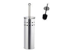 Relaxdays Round Stainless Steel WC Accessory Set