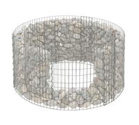Relaxdays Round steel gabion