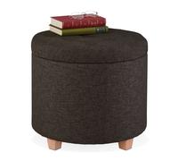 Relaxdays Round Stool with Storage Space