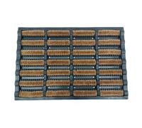Relaxdays Rubber doormat 60x40 with coir bristles