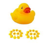 Relaxdays Rubber Ducks, 25-Piece Set