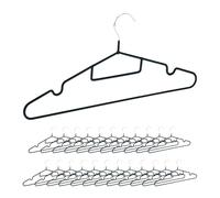 Relaxdays Rubberised Hangers in a Pack of 24