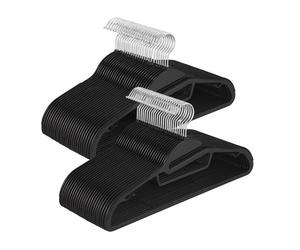 Relaxdays Rubberised hangers set
