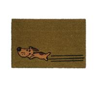 Relaxdays Running dog coir doormat