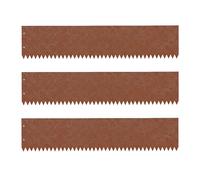 Relaxdays Rust-look lawn edging