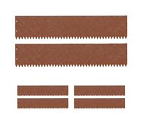 Relaxdays Rust-look lawn edging