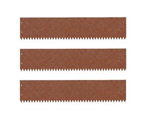 Relaxdays Rust-look lawn edging