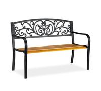 Relaxdays Rustic Garden Bench