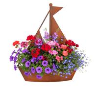 Relaxdays Rusty ship garden decor