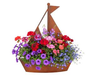 Relaxdays Rusty ship garden decor