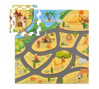 Relaxdays Safari Puzzle Play Mat