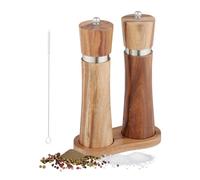 Relaxdays Salt and Spice Mill Set of 2