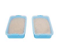 Relaxdays Sandpit with lid, 2pc set