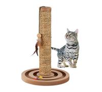 Relaxdays Scratching Post with Toy Rope