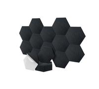 Relaxdays Self-adhesive hexagon acoustic panel set