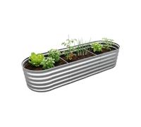 Relaxdays Semi-circular metal planter