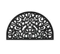 Relaxdays Semi-circular, rubber door mat