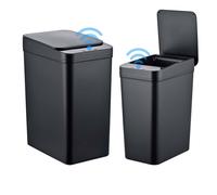 Relaxdays Sensor bin, 9/15L, 2pc