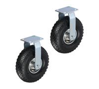 Relaxdays Set 2 Pneumatic Wheel 3.00-4