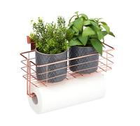 Relaxdays Set 4 Hanging Baskets with Roll Holders