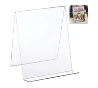 Relaxdays Set of 10 Acrylic Book Stands