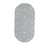 Relaxdays Set of 10 Bathtub Mats Stone Effect Grey