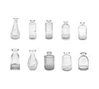 Relaxdays Set of 10 decorative jars