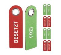 Relaxdays Set of 10 Door Signs 'Vacant/Occupied'