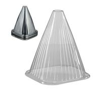 Relaxdays Set of 10 Grey Plant Cover