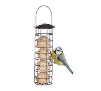 Relaxdays Set of 10 Hanging Bird Feeder in Grey