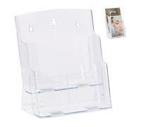 Relaxdays Set of 10 Holders A4 / DIN Long 2 Tiered