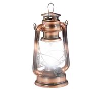 Relaxdays Set of 10 LED Storm Lanterns Copper