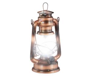 Relaxdays Set of 10 LED Storm Lanterns Copper